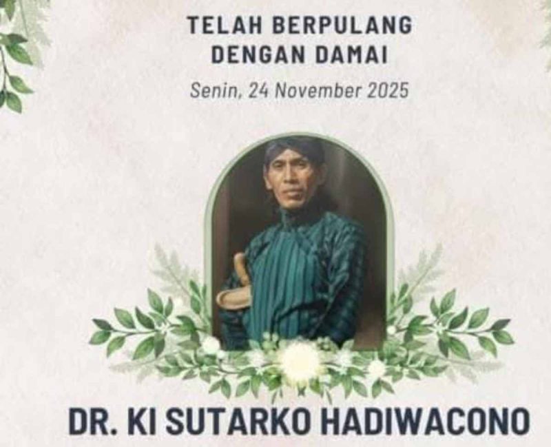 Dr. Ki Sutarko Hadiwacono, dalang senior dan budayawan asal Purworejo.
