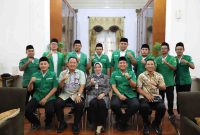 PC GP Ansor Purworejo melakukan audiensi resmi yang digelar bersama Bupati Purworejo, Yuli Hastuti, di Rumah Dinas Bupati, Jumat (28/11/2025).