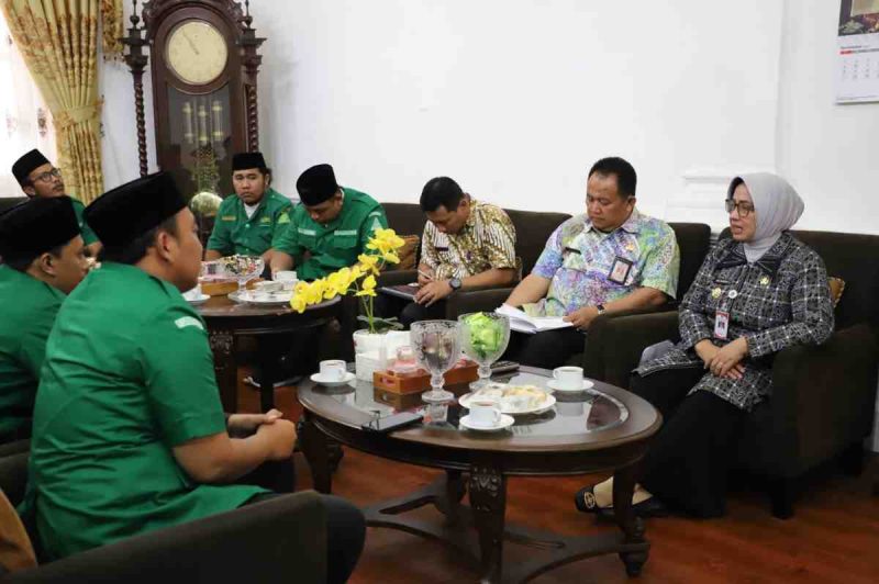 PC GP Ansor Purworejo audiensi bersama Bupati Purworejo, sebagai bagian dari upaya memperkuat sinergi lintas sektor.
