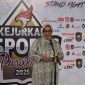 Bupati Purworejo, Yuli Hastuti saat membuka Kejurkab E-Sports Purworejo 2025 yang digelar di GOR Sarwo Edhie Wibowo, Minggu (7/12/2025).