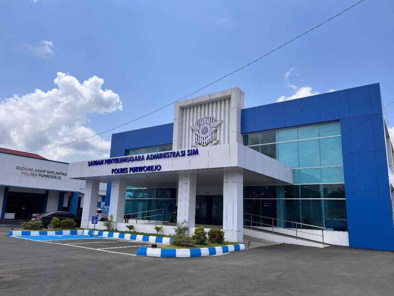 Kantor Satpas Polres Purworejo.