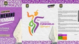 Pengumuman pemenang Sayembara pembuatan logo Hari Jadi Kabupaten Purworejo.