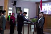 Bupati Purworejo Yuli Hastuti resmi melantik sejumlah pejabat tinggi pratama di lingkungan Pemerintah Kabupaten Purworejo. 