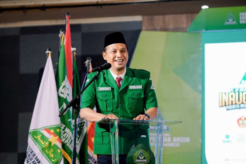 Ketua Pimpinan Pusat (PP) GP Ansor, KH M. Hanies Cholil Barro.