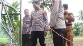 Kapolres Purworejo meresmikan bantuan satu paket sumur bor dalam kegiatan Bakti Sosial yang digelar Selasa sore (6/1/2026)