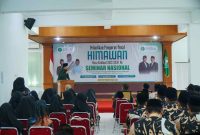 Pelantikan Pengurus Pusat Himpunan Alumni dan Wali Santri (Himawan) Pondok Pesantren An-Nawawi Berjan Purworejo pada Rabu (7/1/2026).