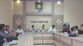 Diskominfo Purworejo menggelar konferensi pers  Hari Jadi tahun 2026 pada Rabu (21/1/2026) di Pers Center Kominfo.