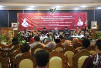 Bupati Purworejo, Hj. Yuli Hastuti, SH, saat membuka Forum Konsultasi Publik dan Pembukaan Masa Musrenbang RKPD Tahun 2027, Kamis (22/1/2026) di Ruang Arahiwang.