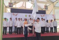 Pelantikan Pengurus Kabupaten Persatuan Atletik Seluruh Indonesia (Pengkab PASI) Purworejo masa bakti 2025–2029 di Pendopo Wakil Bupati Purworejo, Minggu (1/2/2026).