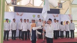 Pelantikan Pengurus Kabupaten Persatuan Atletik Seluruh Indonesia (Pengkab PASI) Purworejo masa bakti 2025–2029 di Pendopo Wakil Bupati Purworejo, Minggu (1/2/2026).