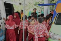 keg
Kegiatan Safari Perpustakaan Gema Literasi di Balai Desa Geparang, Kecamatan Purwodadi, Rabu (12/2/2026).