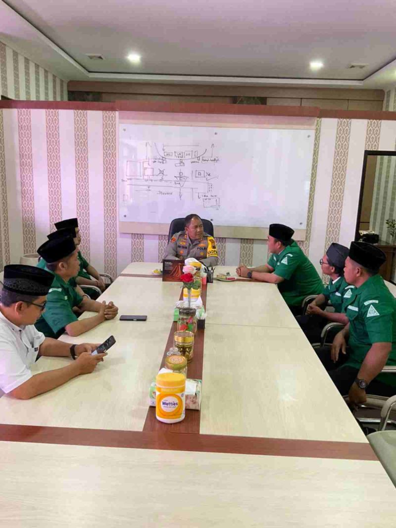 Jajaran Pimpinan Cabang (PC) Gerakan Pemuda (GP) Ansor Kabupaten Purworejo melakukan kunjungan silaturahmi ke Mapolres Purworejo, Jumat (13/2/2026).