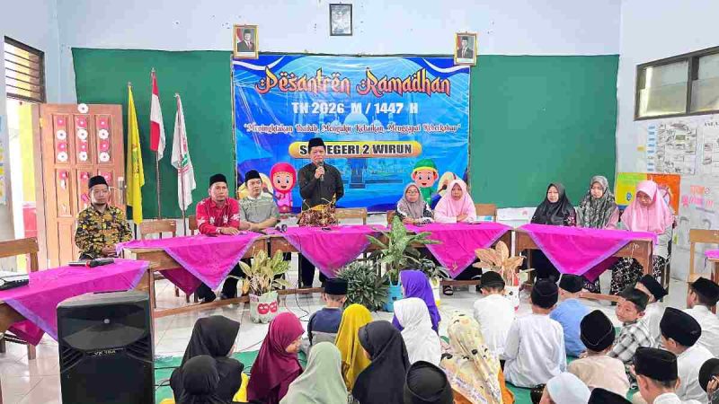 Sekolah Dasar (SD) Negeri 2 Wirun, Kecamatan Kutoarjo, mulai melaksanakan rangkaian kegiatan Pesantren Ramadhan pada Kamis (26/02/2026).