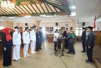 Bupati Purworejo, Yuli Hastuti SH, resmi mengukuhkan 88 Kepala Sekolah Purworejo di lingkungan Pemerintah Kabupaten Purworejo, Rabu (04/03/2026).