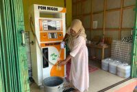 Bumdes Tunjungtejo Barokah hadirkan inovasi minyak goreng sistem pom SPBU.