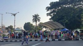 Gelaran Purworejo Spektakuler Weeks 2026 di alun alun.