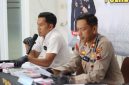 Konferensi pers kasus penipuan online di Purworejo.