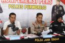 Wakapolres Purworejo, Kompol Nana Edi Sugito saat konferensi pers.