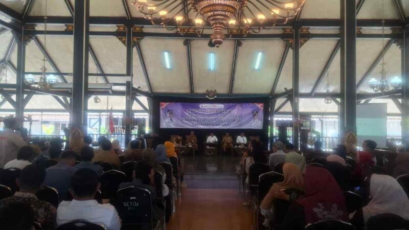 Rapat Koordinasi pelaksanaan Program Makan Bergizi Gratis di Purworejo.