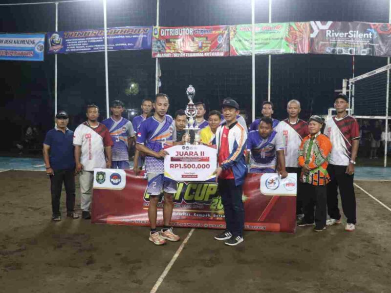 Turnamen Bola Voli PPDI CUP II ini bertempat di Lapangan Bola Voli Desa Kalimeneng.