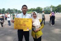 Galih Eza Gunawan, pemuda asal Desa Karangluas, Kecamatan Kemiri, Kabupaten Purworejo berhasil lolos seleksi Bintara TNI.
