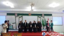 Pelantikan pengurus Himpunan Mahasiswa (HIMAWA) Stainu Purworejo.