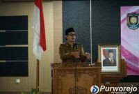 Wakil Bupati Purworejo, Dion Agasi Setiabudi SIKom MSi, membuka langsung acara pendampingan Implementasi Sistem Akuntabilitas Kinerja Instansi Pemerintah atau SAKIP.