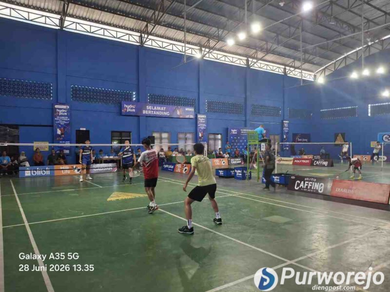 PBSI menggelar Kejurkab Bulutangkis PBSI Cup I Tahun 2026 di GOR Desa Gintungan, Kecamatan Gebang.