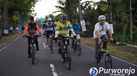Fun Bike Hari Bhayangkara ke-80, Polres Purworejo Kampanyekan Keselamatan Berlalu Lintas