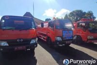 Mobil tangki air BPBD Purworejo.