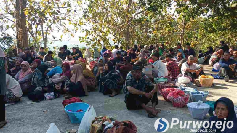 Tradisi Merti Desa Kaliwatubumi Purworejo kembali digelar masyarakat Desa Kaliwatubumi, Kecamatan Butuh, Jumat (3/7/2026).