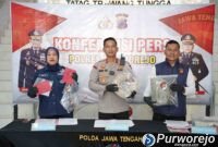 Polres Purworejo mengungkap kasus pencurian kabel listrik penerangan jalan di wilayah Kabupaten Purworejo.