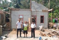 Program bantuan RTLH Purworejo yang digulirkan Disperakim Provinsi Jawa Tengah di Kaliharjo, Purworejo.