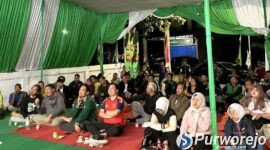 Acara Nobar Final Piala Dunia 2026 dalam rangka Harlah PKB di Purworejo.
