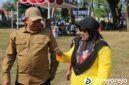 Bupati Purworejo Yuli Hastuti saat membuka acara secara resmi kicau mania.