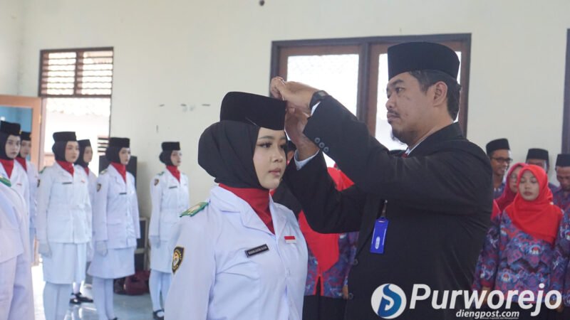Resmi Dikukuhkan, 70 Paskibra Pituruh Siap Tuntaskan Tugas di HUT RI ke-81