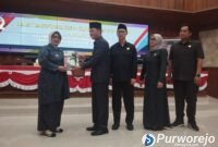 Rapat paripurna di Gedung DPRD Purworejo pada Kamis, 30 Juli 2026.