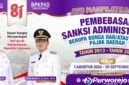 Pemerintah Kabupaten Purworejo bebaskan denda pajak daerah bagi seluruh masyarakat penunggak pajak.