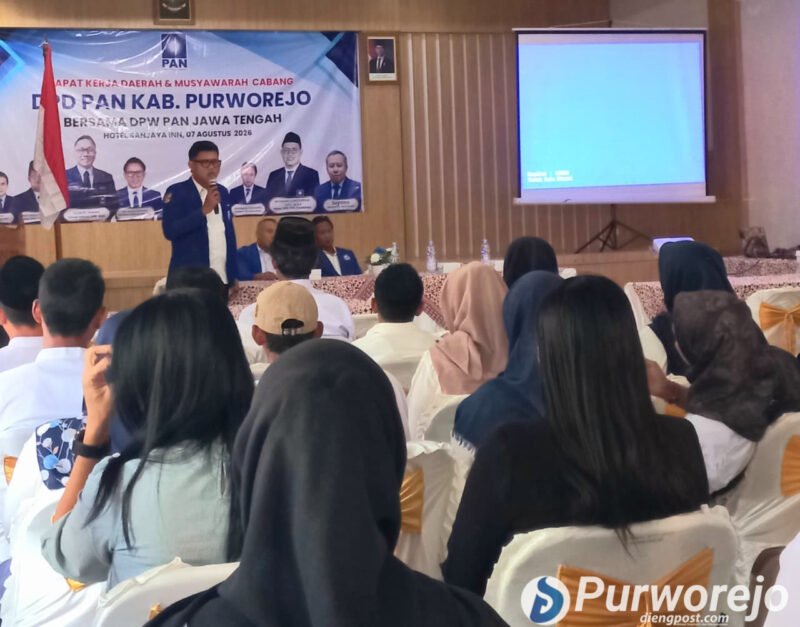 DPD PAN Kabupaten Purworejo menggelar Rakerda pada Jumat (7/8/2026).
