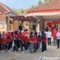 H. Much Dahlan, SE, saat turut membuka kegiatan jalan sehat yang dipimpin Camat Kaligesing bersama jajaran Forkopimcam Kaligesing dalam rangka Gebyar HUT ke-81 RI.