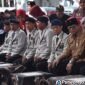 Tenda VIP dalam upacara peringatan HUT ke 81 RI di Purworwjo diisi para veteran.
