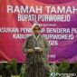 Bupati Purworejo Yuli Hastuti SH memberikan apresiasi tinggi kepada Pasukan Pengibar Bendera Pusaka (Paskibraka).