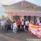 Bupati Purworejo Hj. Yuli Hastuti, S.H., membuka secara resmi jalan sehat Kemerdekaan di Baledono.