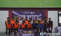 Bangun Kebersamaan, PC PMII Purworejo Satukan Lintas Organisasi Lewat Futsal